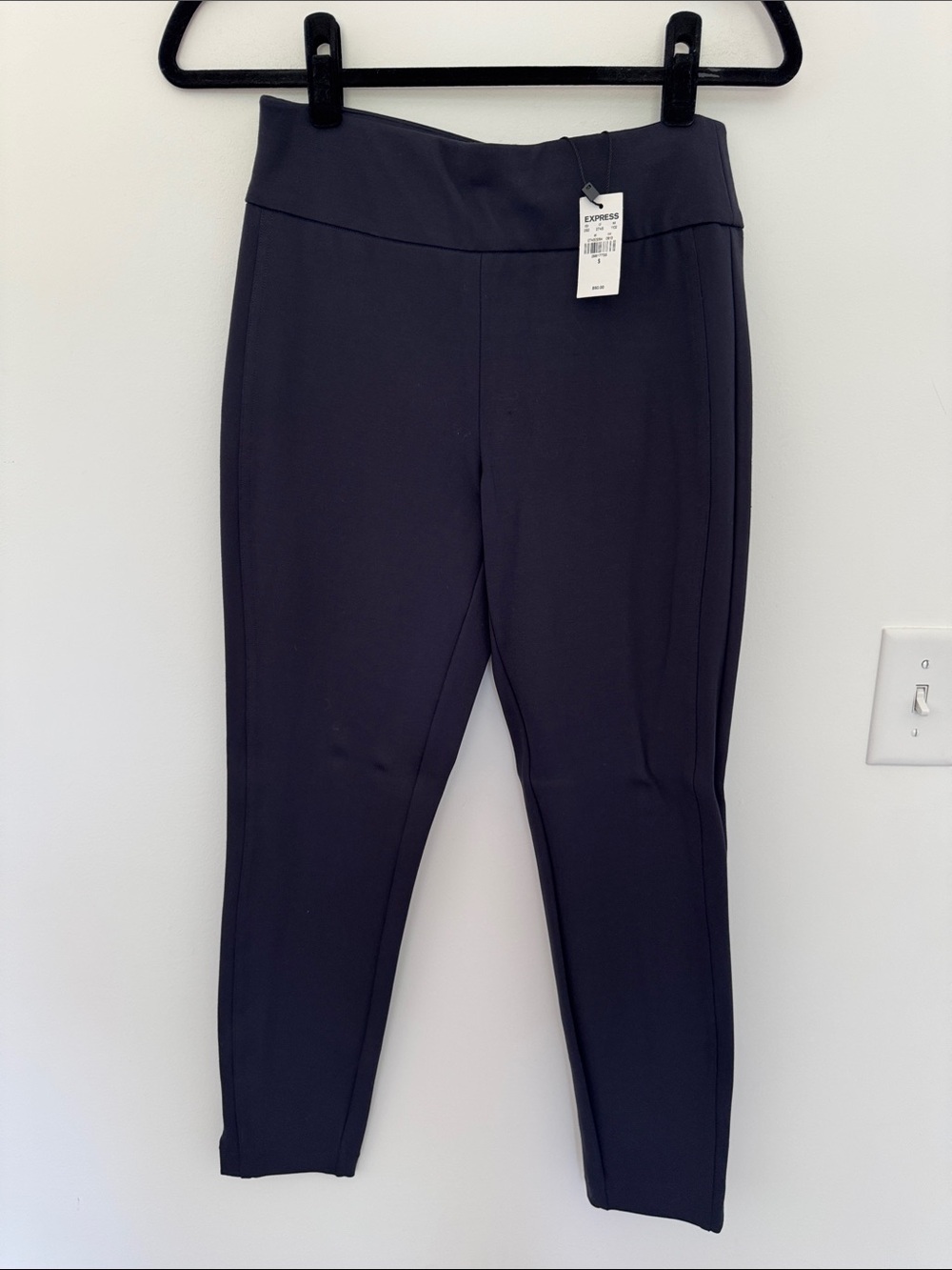 Express NWT Columnist Slim High-Rise Ankle Pants, Navy - Size S